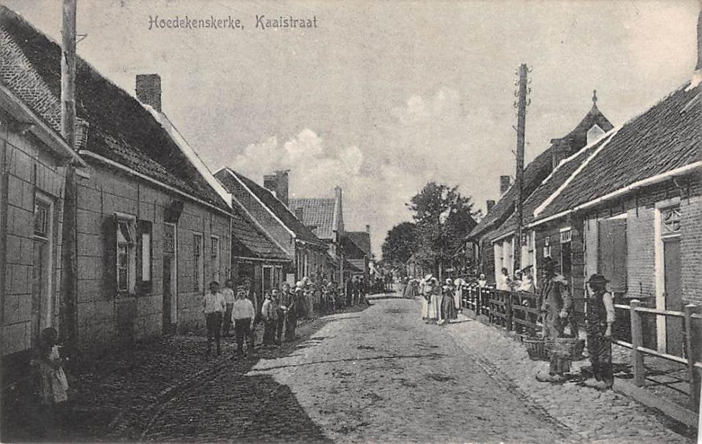 Hoedekenskerke Kaaistraat Borsele Kleinrondstempel 9 OCT 08, Verzenden, Voor 1920, Gelopen, Zeeland
