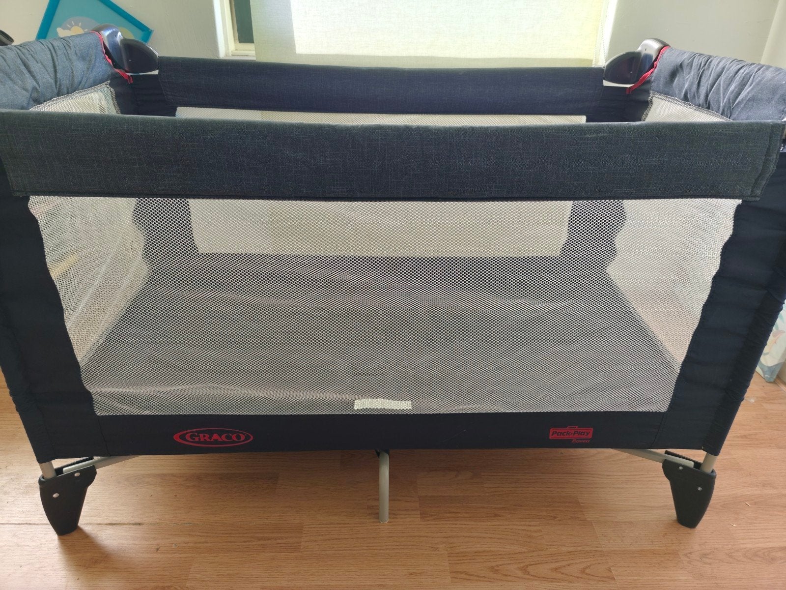 Compact reisbedje / inklapbare box – Goede staat!, Kinderen en Baby's, Ophalen of Verzenden, Reisbedje