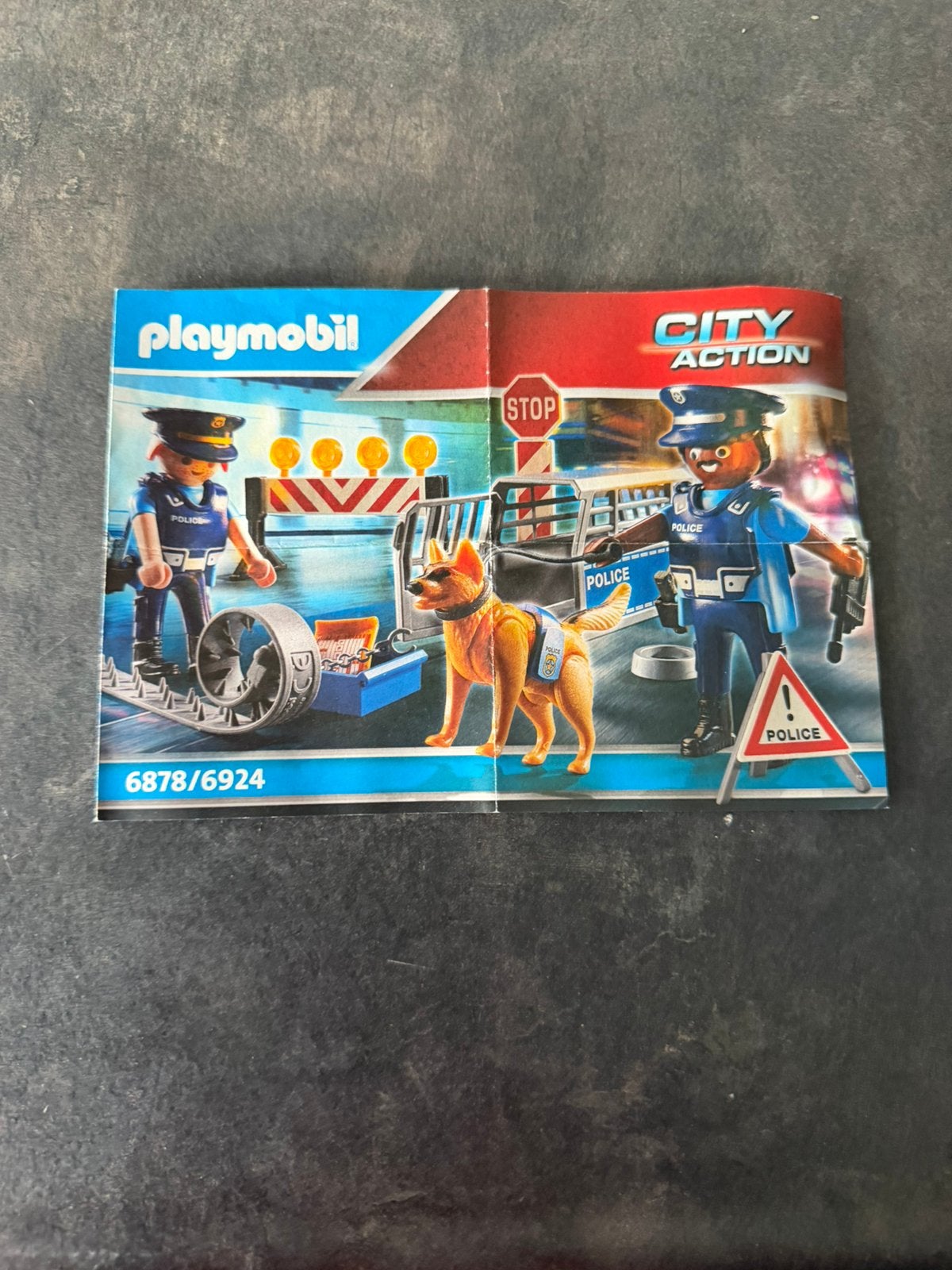 NIEUW Playmobil Politiewegversperring - 6924, Ophalen of Verzenden, Nieuw, Complete set