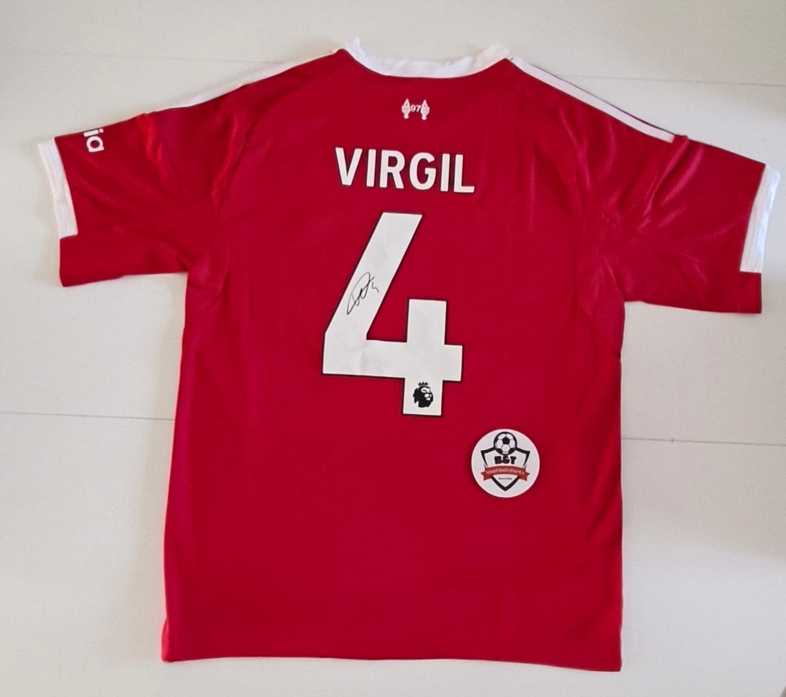 Gesigneerd Virgil van Dijk Liverpool shirt, Verzenden, ., Nieuw, .