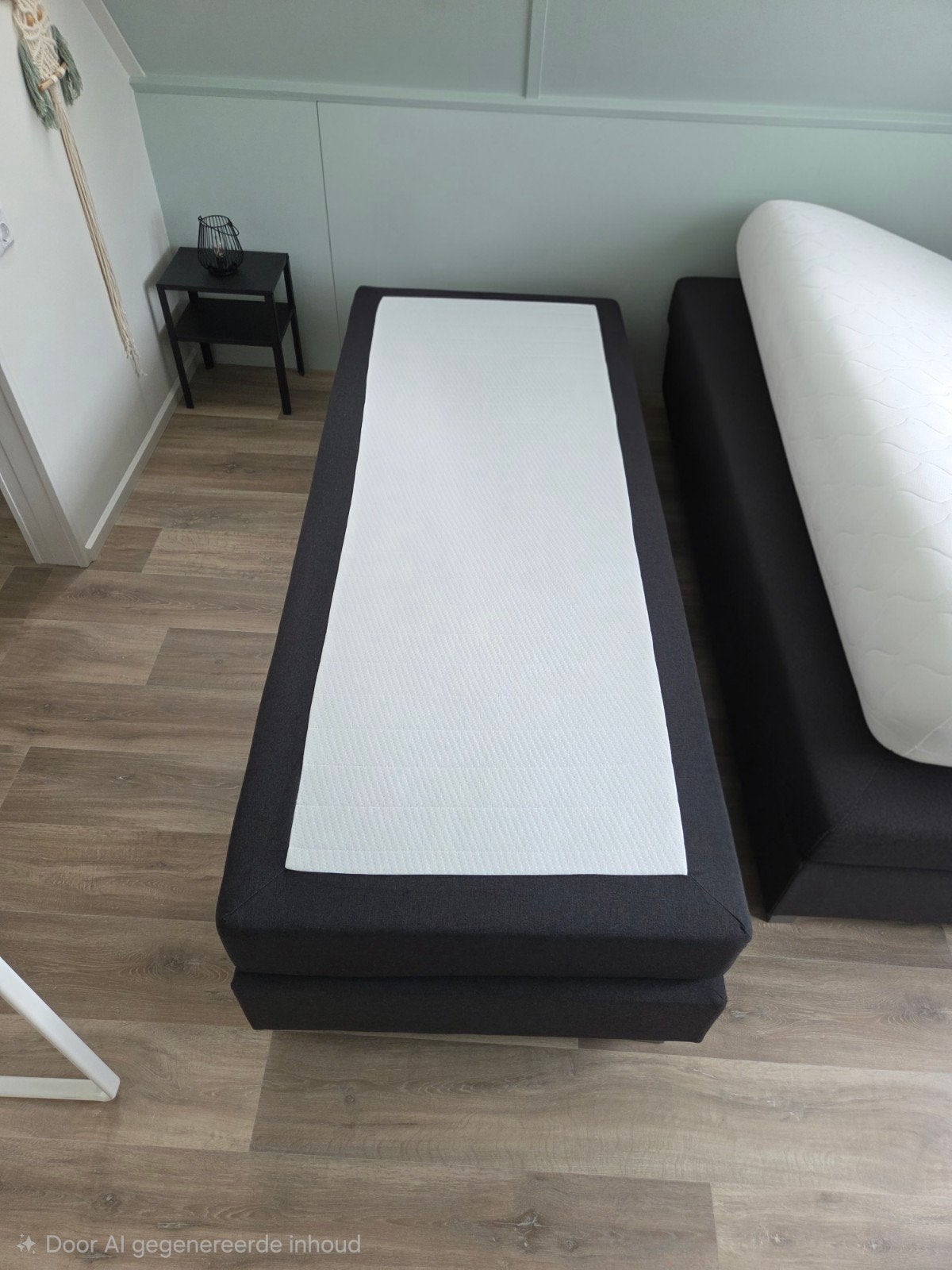 Eenpersoons boxspring 80x200 cm zonder topper, Huis en Inrichting, Slaapkamer | Bedden, Ophalen, Eenpersoons, Nieuw, 80 cm
