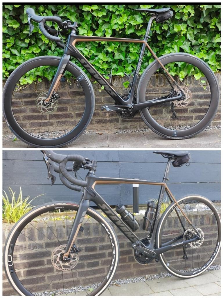 Carbon racefiets Stevens met carbon wielen, Fietsen en Brommers, Fietsen | Racefietsen, Zo goed als nieuw, Meer dan 20 versnellingen