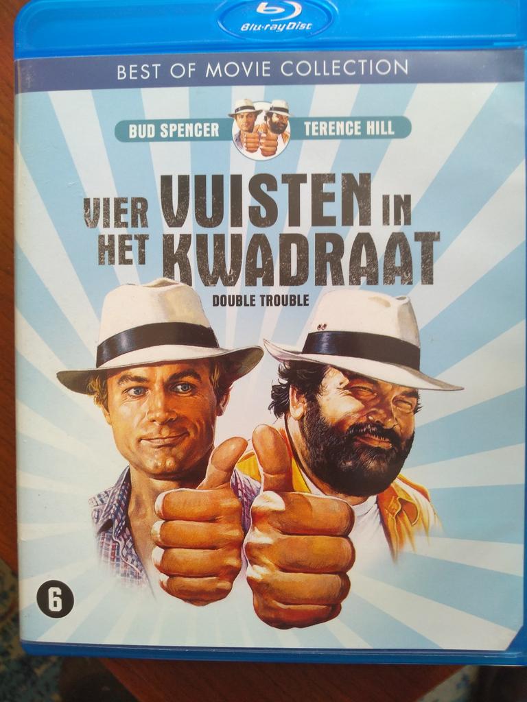 Blu-ray B Spencer / T Hill vier vuisten in het kwadraat, Ophalen of Verzenden, Zo goed als nieuw