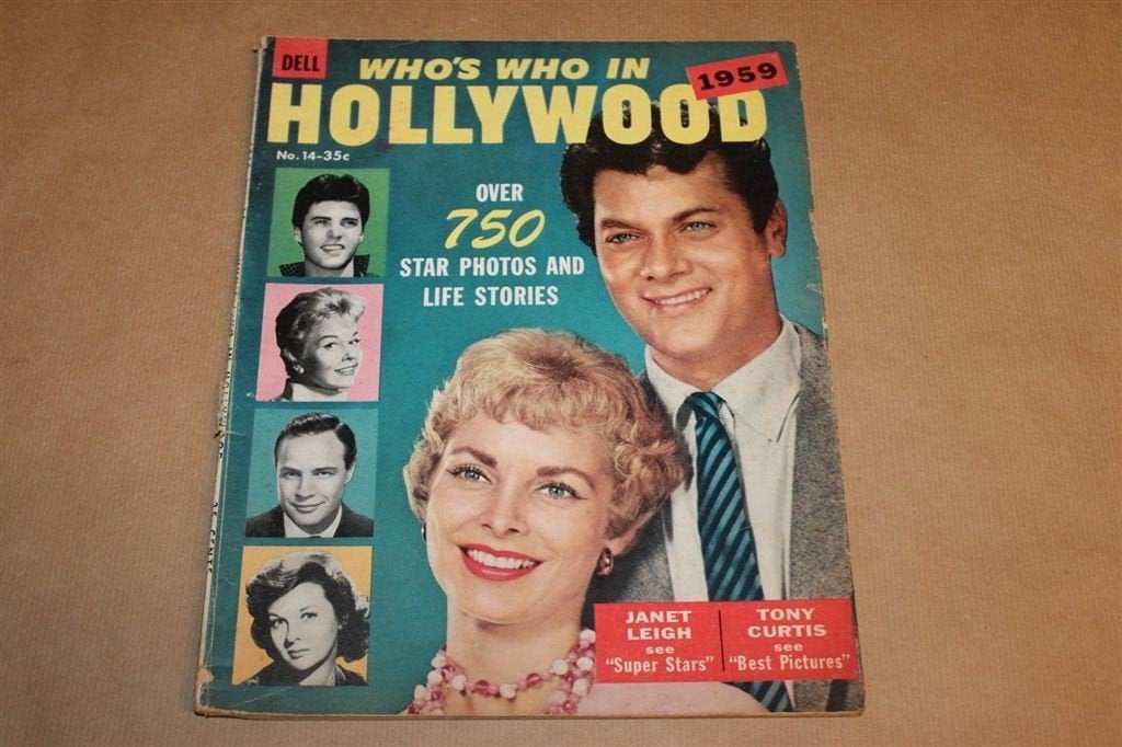 Who\'s who in Hollywood - 1959 - Met Marilyn Monroe, Boeken, Film, Tv en Media, Ophalen of Verzenden, Zo goed als nieuw, Personen