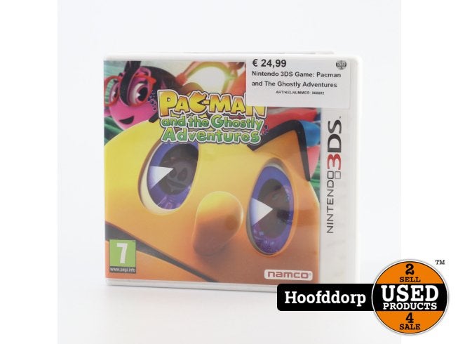 Nintendo 3DS Game: Pacman and The Ghostly Adventures, Spelcomputers en Games, Nintendo, Zo goed als nieuw, Support@nintendo.com