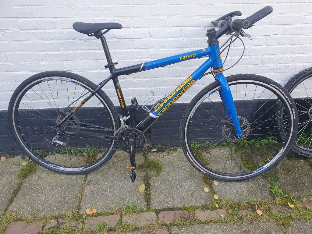Cannondale F2000 Team Blue maat M, Gebruikt, Hardtail, 49 tot 53 cm, Schijfrem