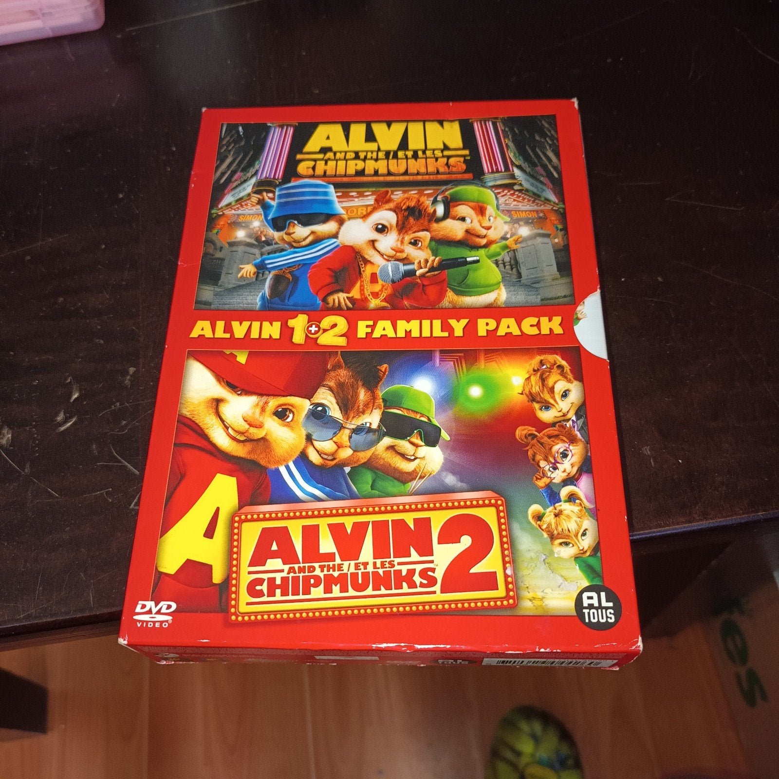 Alvin and the Chipmunks 1 & 2 Family Pack DVD, Animatie, Verzamelbox, Alle leeftijden, Nederlands