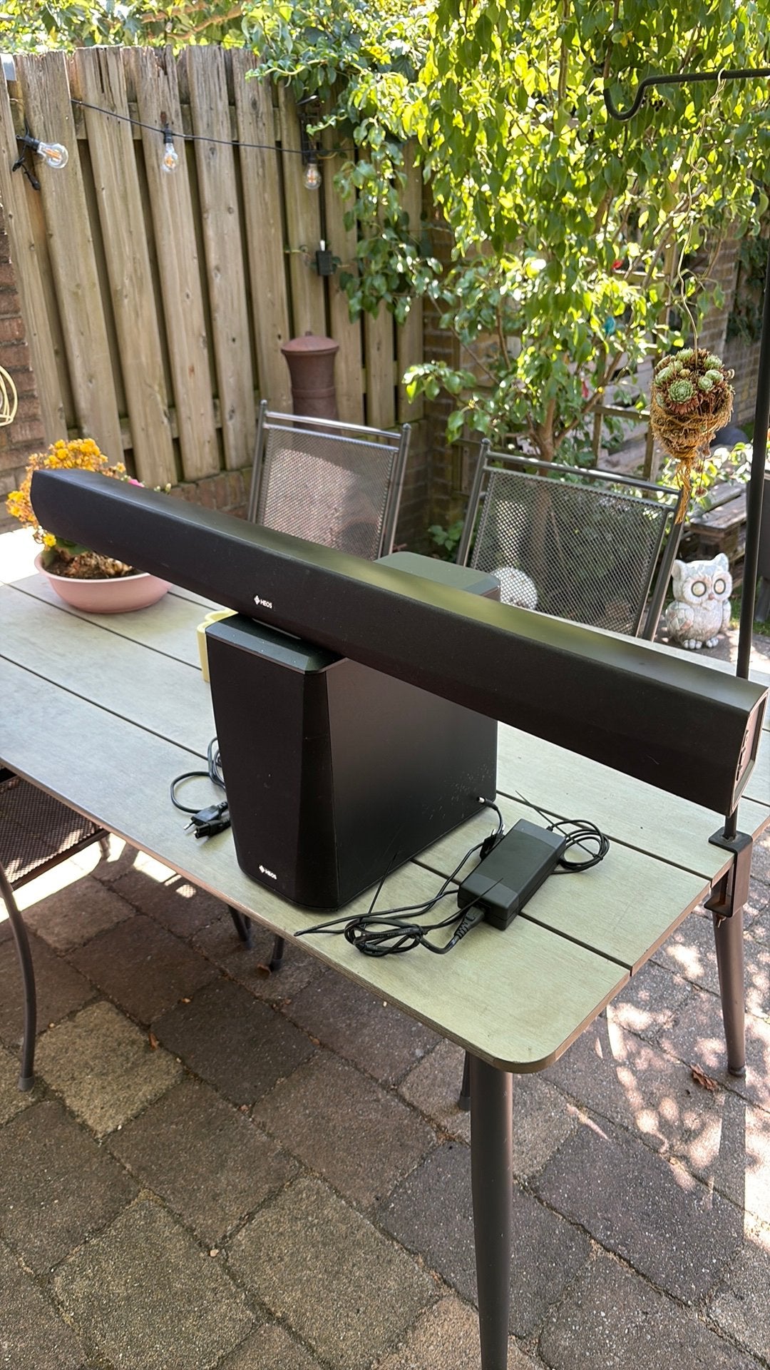 Denon HEOS HomeCinema Soundbar.  let op! Lees beschrijving., Ophalen, Met externe subwoofer, Gebruikt