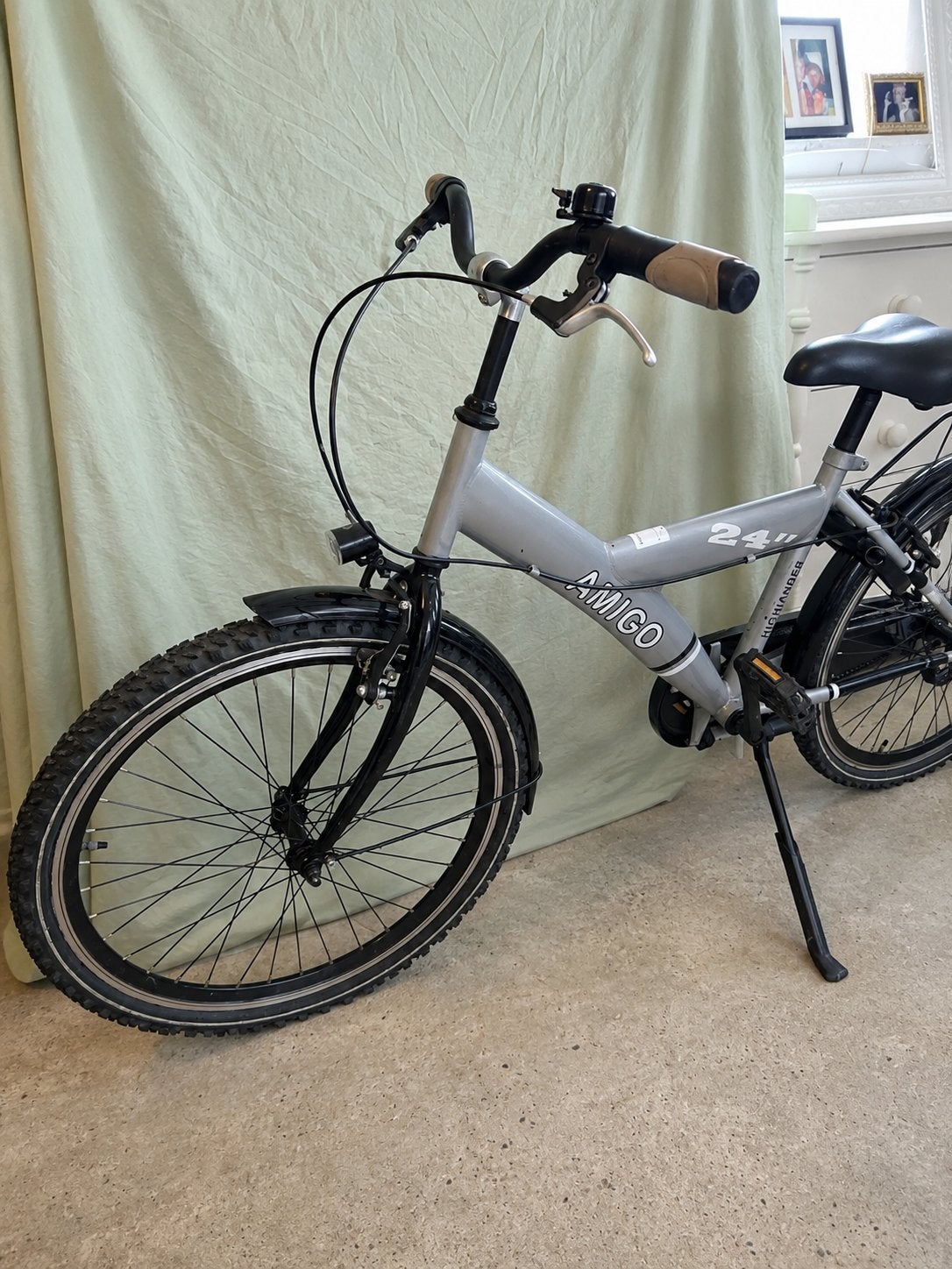 Oma fiets en kinderfiets, Ophalen, Gebruikt