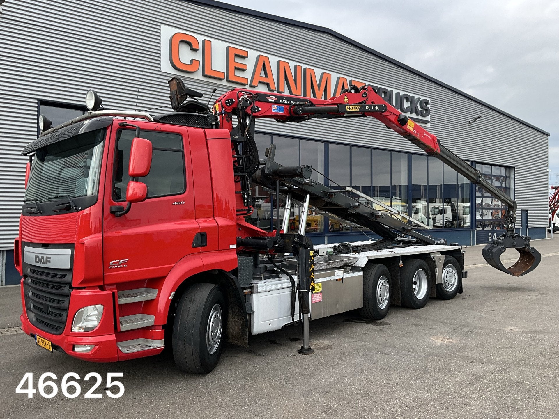 DAF FAQ CF 460 Euro 6 Palfinger 15 Tonmeter Z-kraan, Auto's, Automaat, Euro 6, Elektrische ramen, Origineel Nederlands
