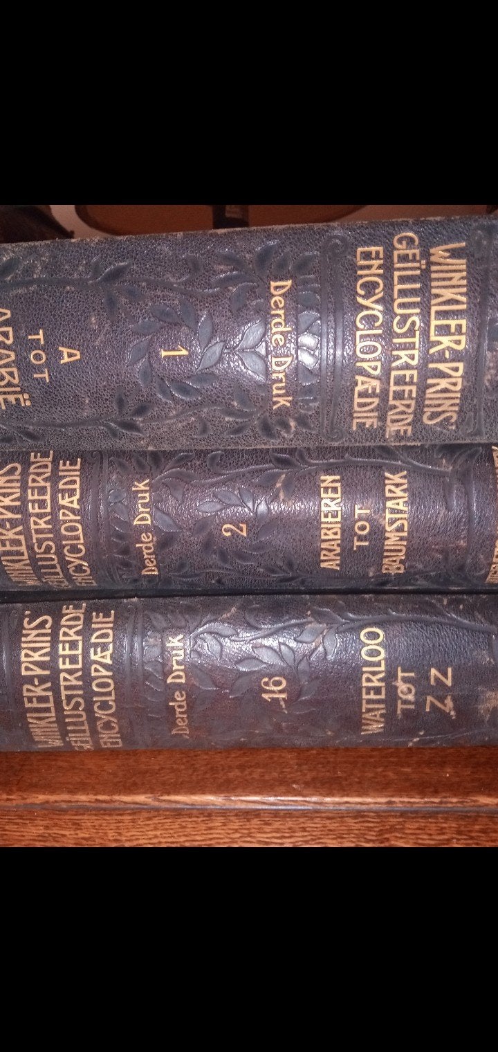 Complete serie van de Winkler Prins Geïllustreerde Encyclope, Boeken, Encyclopedieën, Ophalen, Gelezen, Algemeen