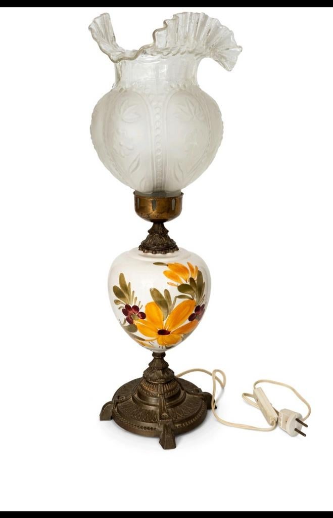 Italiaanse vintage schemerlamp tafellamp, Ophalen