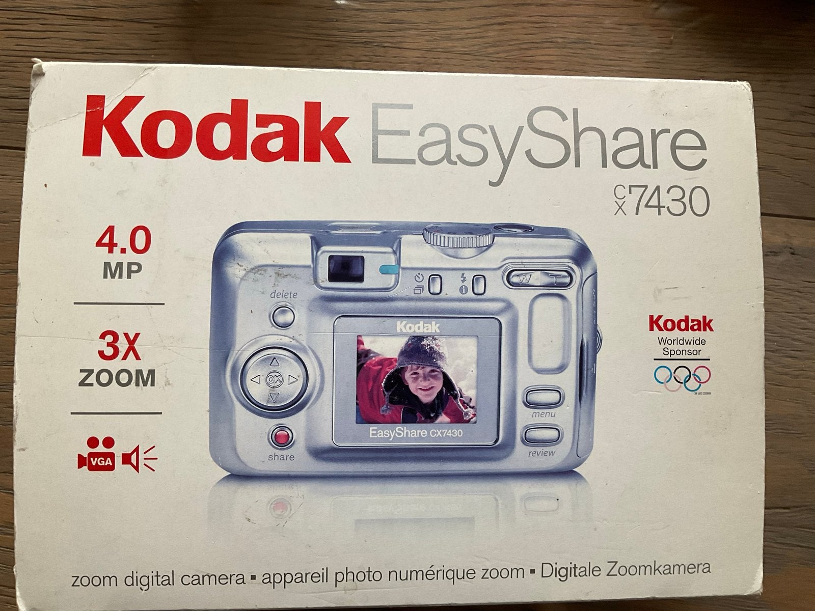 Kodak EasyShare CX7430 Digitale Camera 4.0 MP 3x Zoom, Ingebouwde flitser, Handleiding, Nieuw, Ophalen of Verzenden