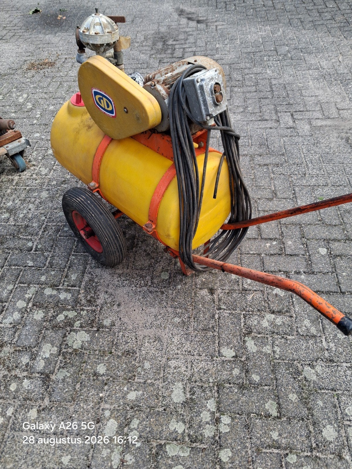 hogedruk spuit, Ophalen, Gebruikt, Aanslagreiniger