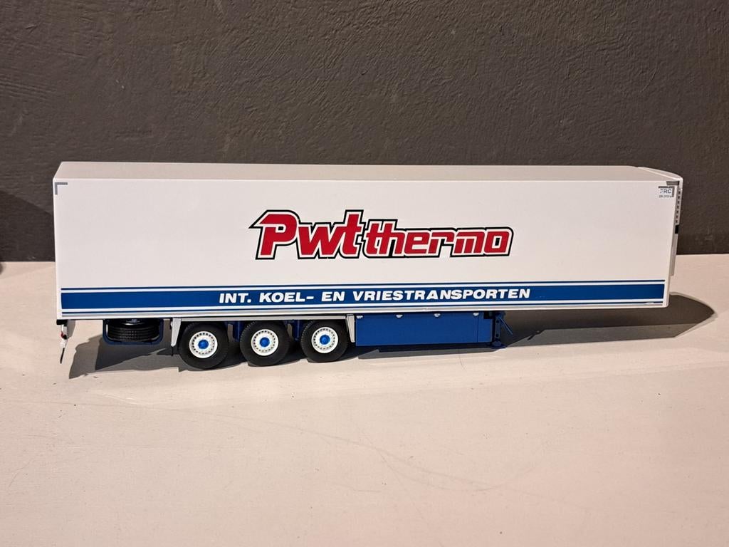 Tekno PWT koeltailer, Hobby en Vrije tijd, Modelauto's | 1:50, Ophalen of Verzenden, Bus of Vrachtwagen, Tekno
