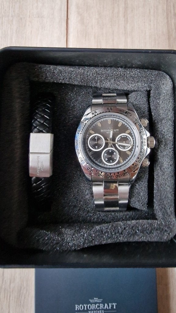 Rotorcraft Cargo RC2704 horloge, Overige merken, Staal, Staal, Polshorloge
