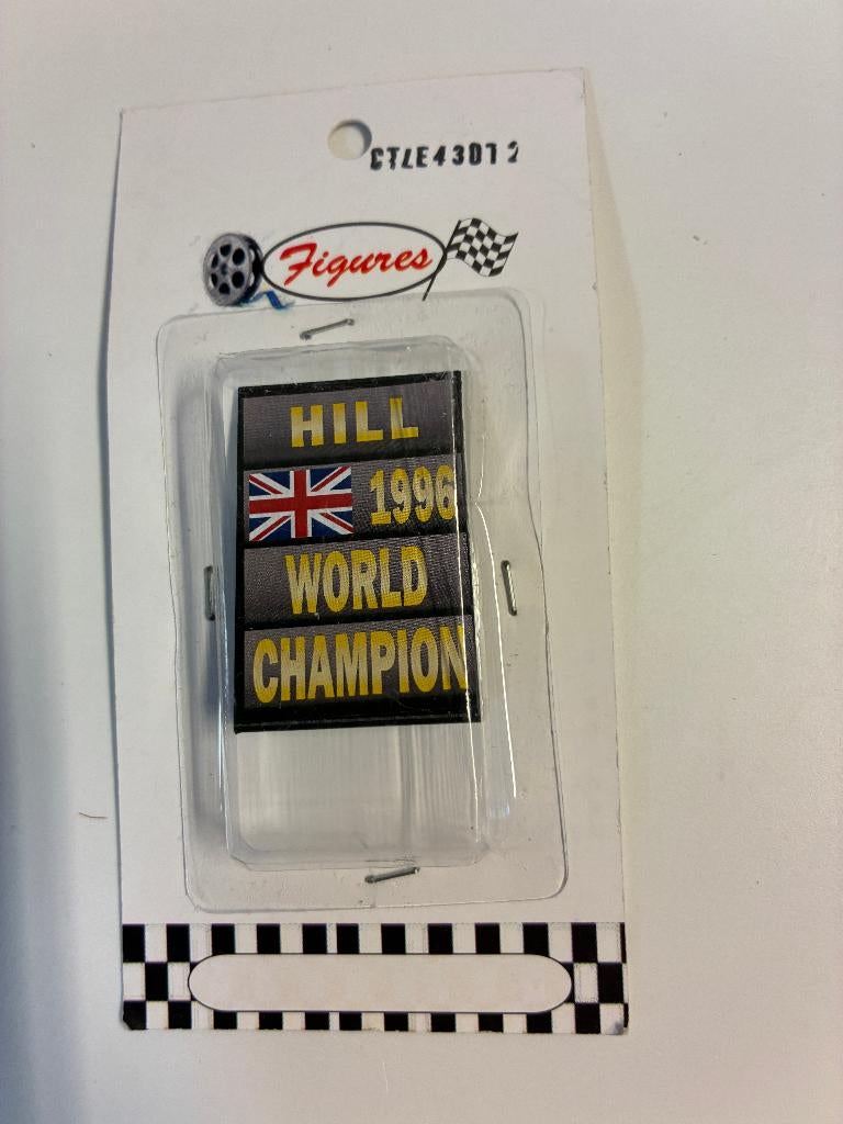 98962: Pitbord - Damon Hill - World Champion 1996 - Cartrix, Overige merken, C/ Segorbe 37 – 03206 – Elche – Alicante, Cartrix