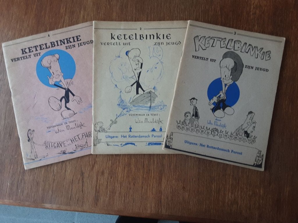 Ketelbinkie verteld uit zijn jeugd, Meerdere stripboeken, Ophalen of Verzenden, Gelezen, Wim Meuldijk