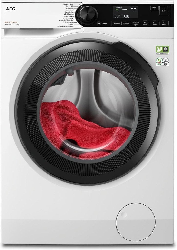 AEG LR8AMZ49FL wasmachine – 9 kg, 1400 toeren, energielabel, Triple J Online, Info@triplejonline.nl, De Spinnekop 9