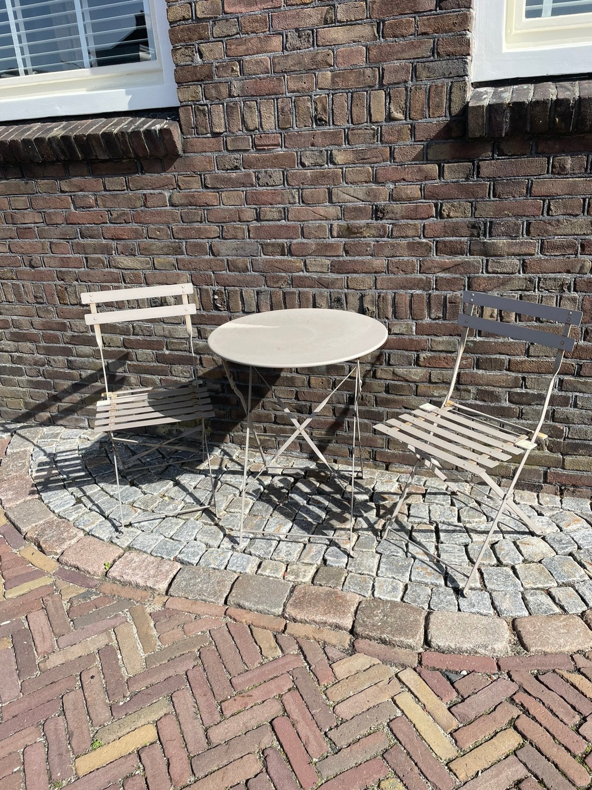 Bistro setje, Tuin en Terras, Ophalen of Verzenden, Metaal