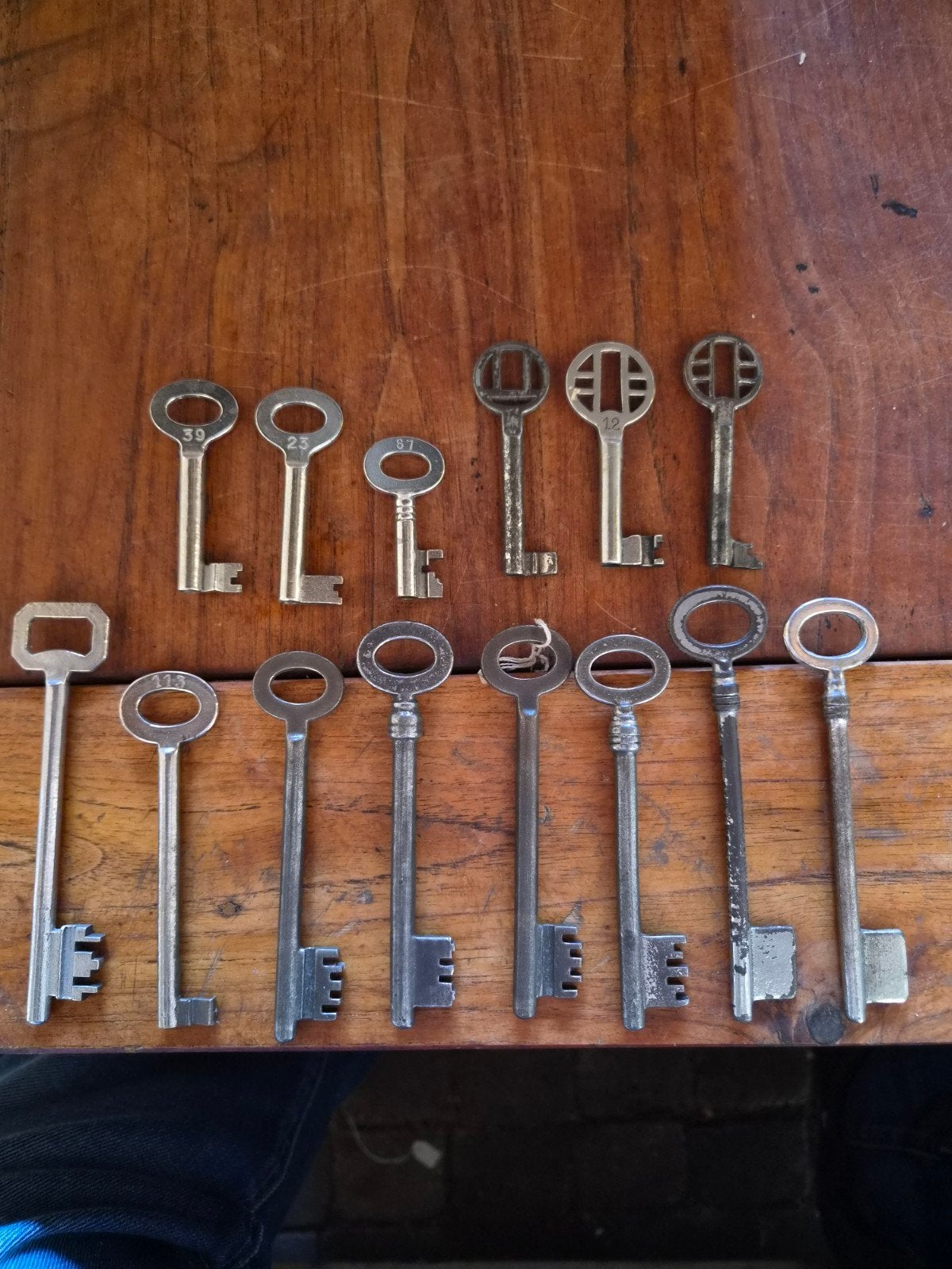 14 oude sleutels., Verzamelen, Ophalen of Verzenden