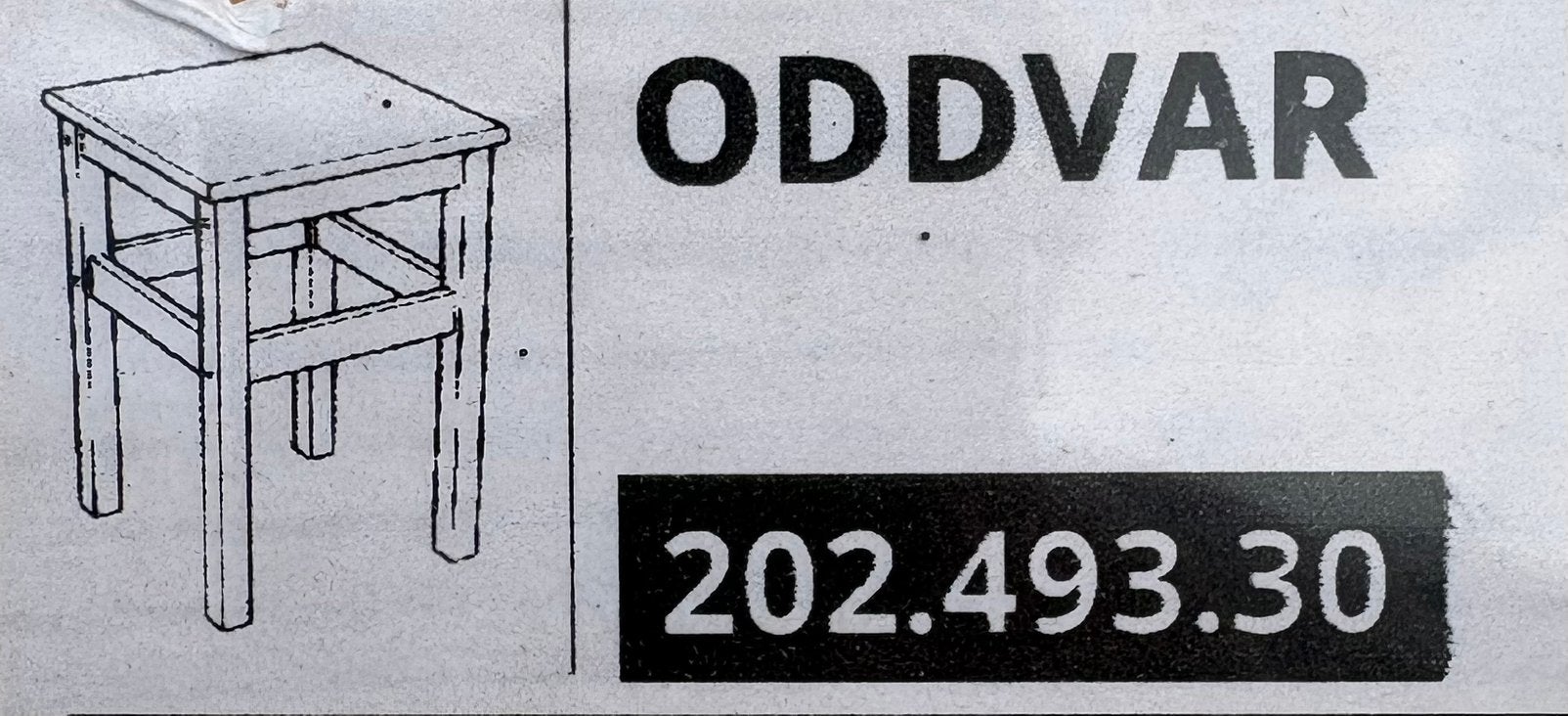 Ikea Oddvar krukje trapje, Huis en Inrichting, Krukjes, Ophalen of Verzenden, Nieuw, Hout
