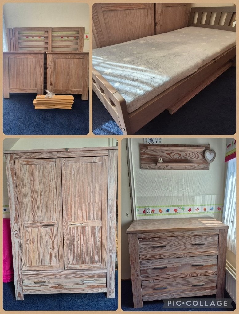 Complete kinderkamer Coming kast commode bedden, Ophalen of Verzenden, Zo goed als nieuw, Jongetje of Meisje