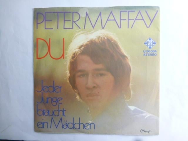 Peter Maffay. Du. / Jeder junge braucht ein Mädchen., Gebruikt, 7 inch, Single, Ophalen of Verzenden