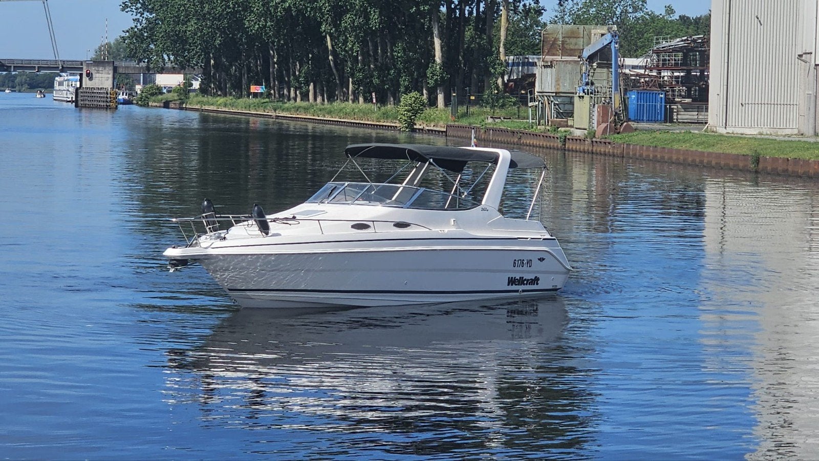 Tk/inr Wellcraft 260 SE Speed Yacht, Speedboot, Ophalen, Benzine, Koelkast