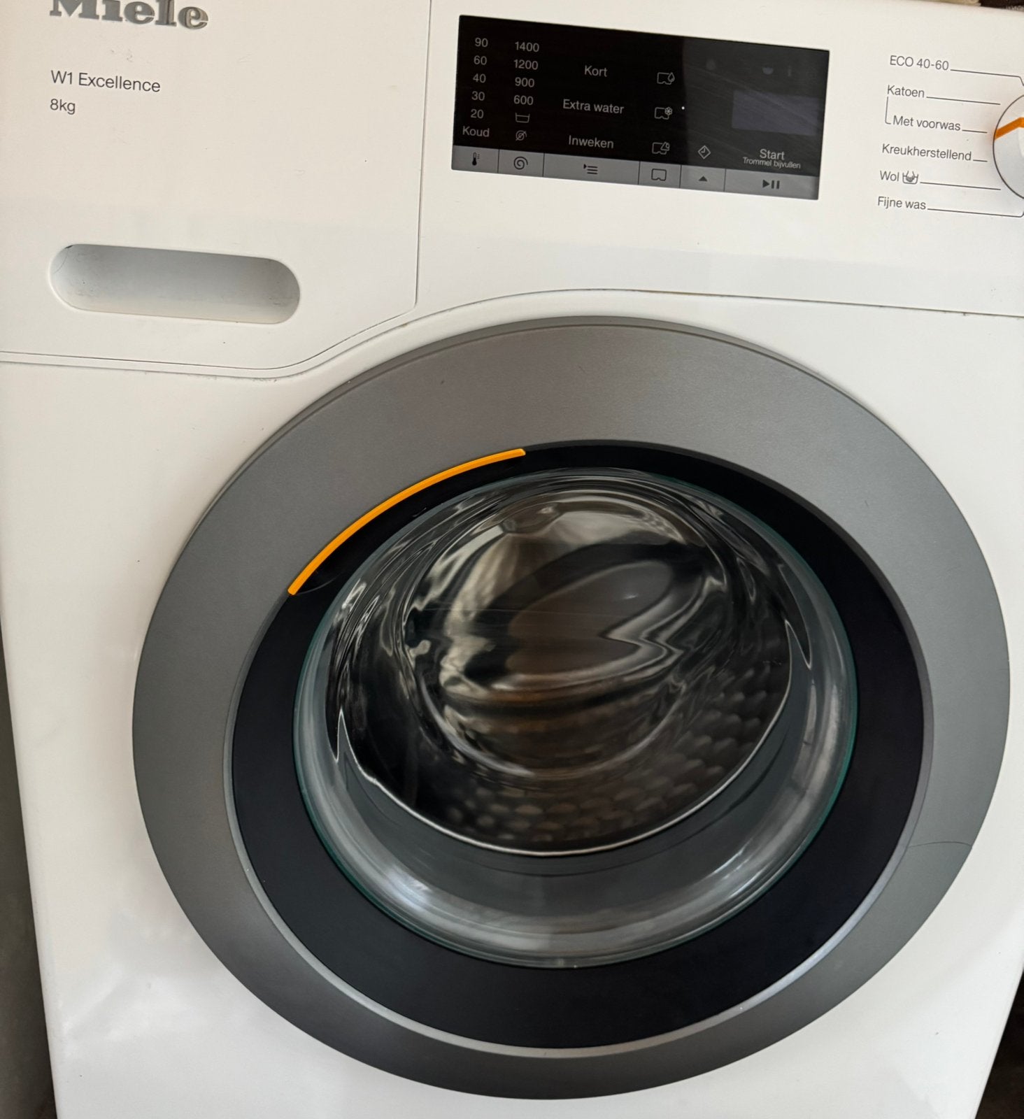 Zo goed als nieuw! Miele W1 Excellence WEB115 WPS Wasmachine, Ophalen, 6 tot 8 kg, Voorlader, 85 tot 90 cm