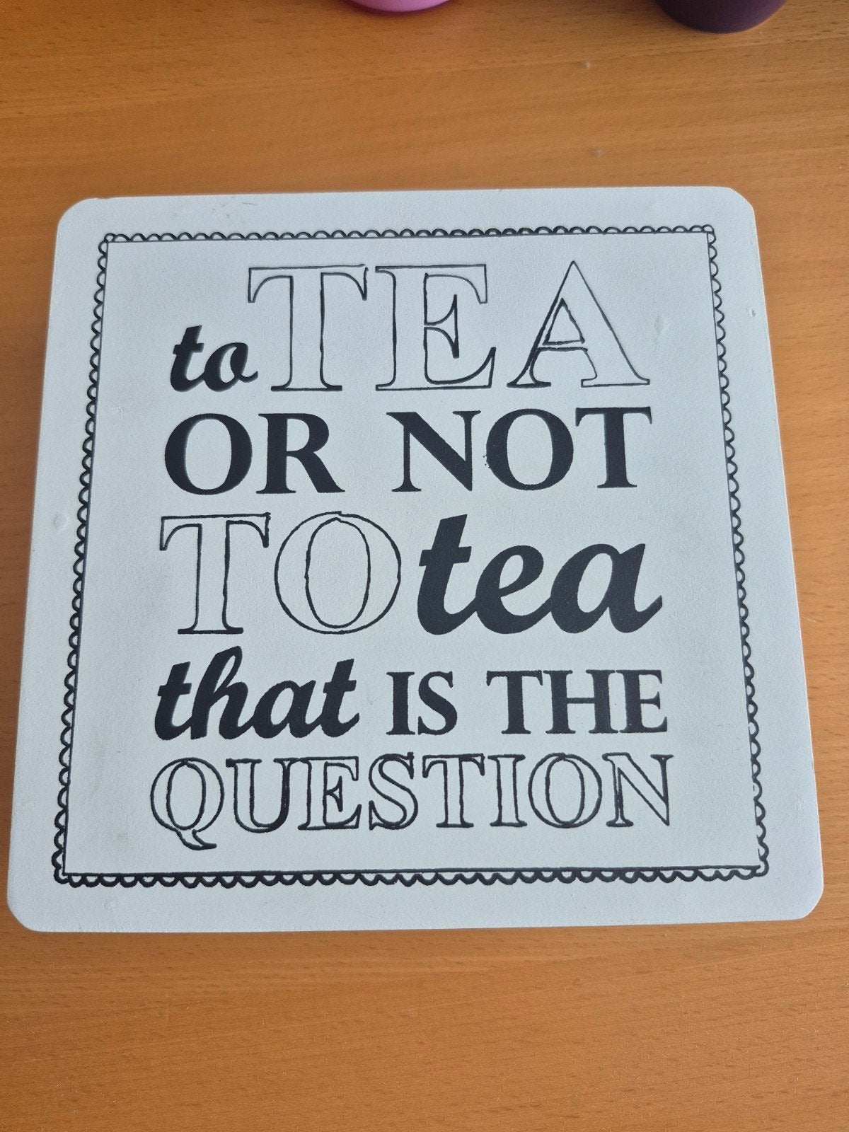 Theedoos met 4 vakken - To Tea or Not To Tea, Ophalen of Verzenden