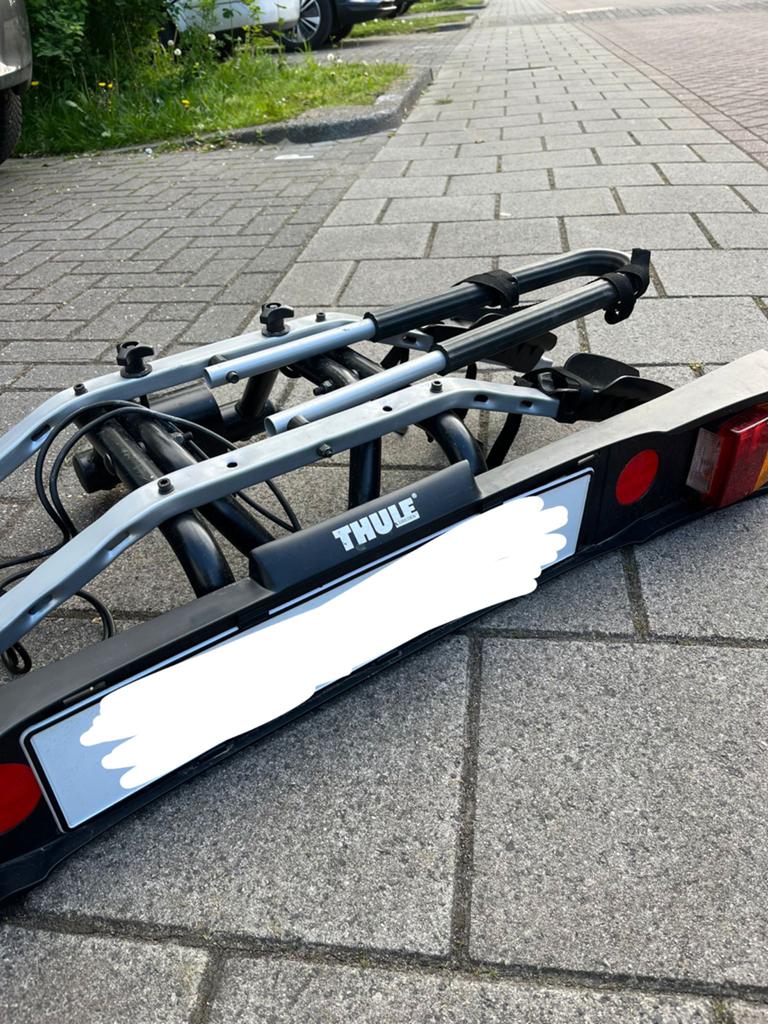 Thule fietsendrager voor 2 fietsen, Auto diversen, Ophalen, 2 fietsen, Gebruikt, Trekhaakdrager