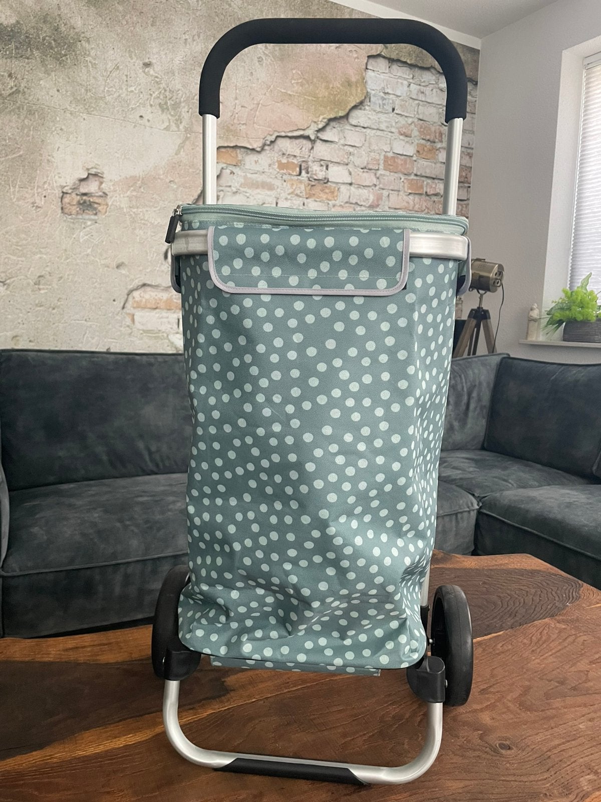 Boodschappen trolley, Ophalen, Zo goed als nieuw, Groen, 30 cm of meer