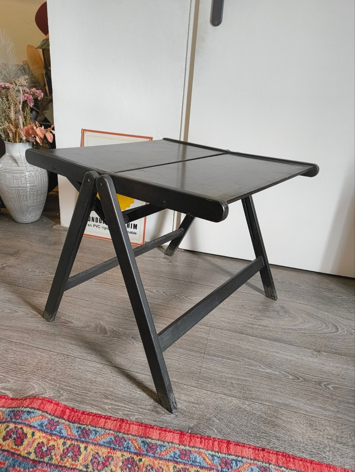 Vintage design tafel Niko Kralj, Huis en Inrichting, Tafels | Bijzettafels, Rechthoekig, 45 tot 60 cm, Ophalen of Verzenden