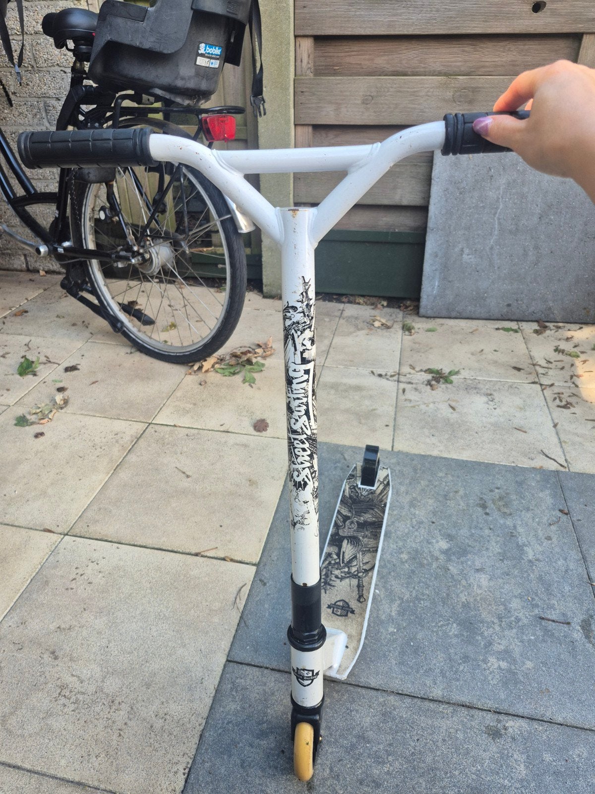 Step van streetsurfers- Stuur 77 cm hoog, Fietsen en Brommers, Steps, Ophalen, Gebruikt, Gewone step, Street Surfing
