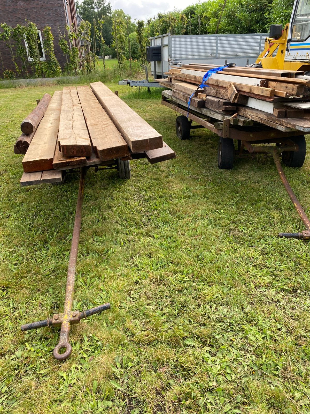 Hard hout, Ophalen, Zo goed als nieuw, 250 cm of meer, Planken