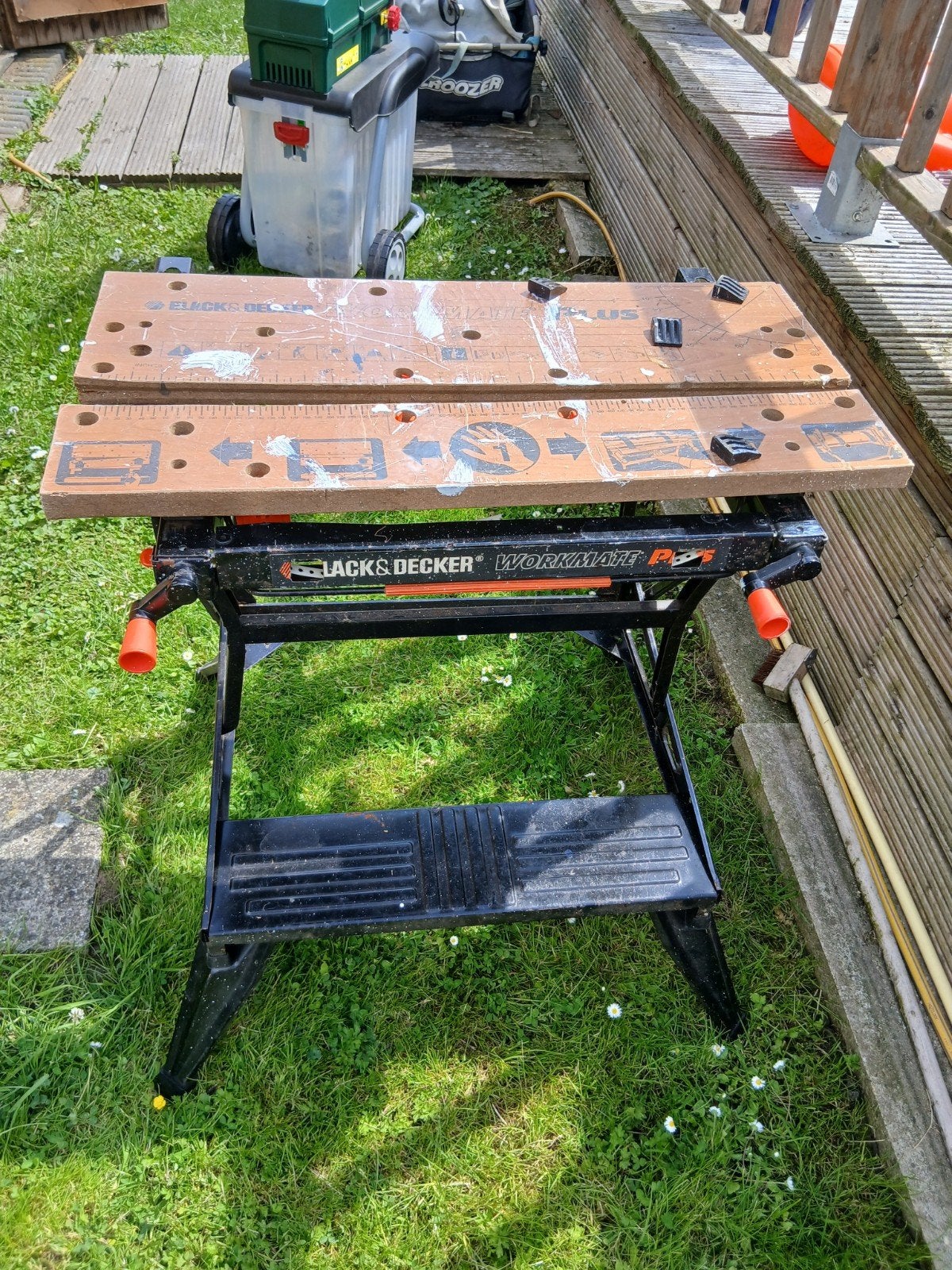 Black & Decker Workmate Plus werkbank - Gebruikt, Doe-het-zelf en Verbouw, Werkbanken, Gebruikt, 70 tot 120 cm, Bankschroef, Inklapbaar