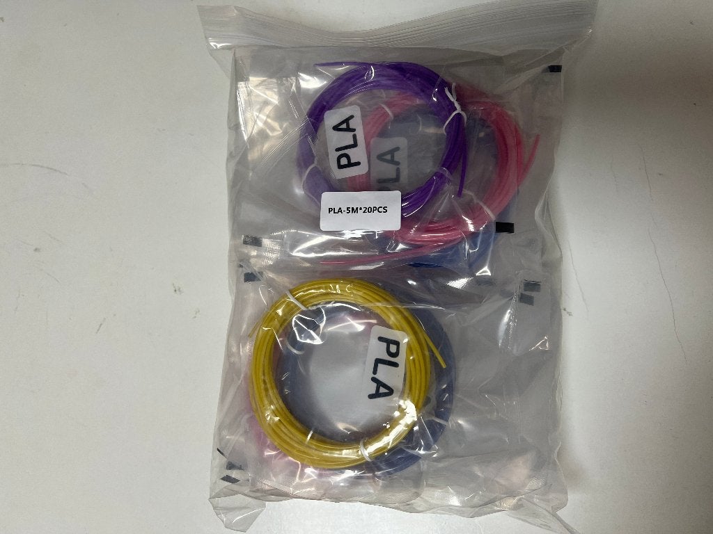 3D pen Filament vullingen PLA 1,75mm 20 kleuren elk 5 meter, S, Nieuw, Ophalen of Verzenden, S