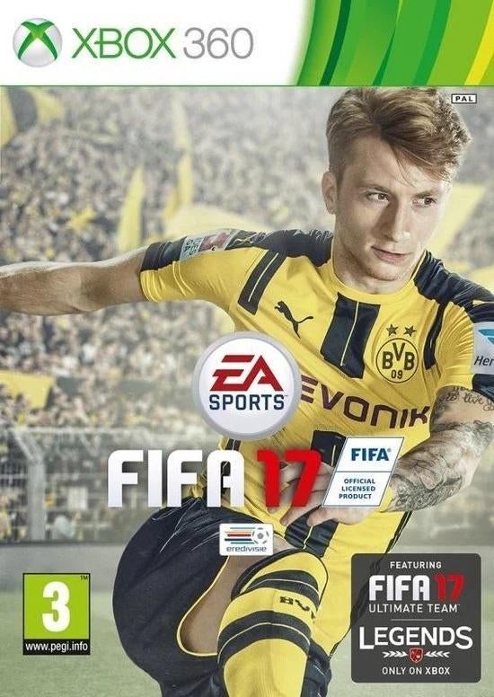 Xbox 360 FIFA 17, Spelcomputers en Games, Games | Xbox 360, N, N, Ophalen of Verzenden, Zo goed als nieuw