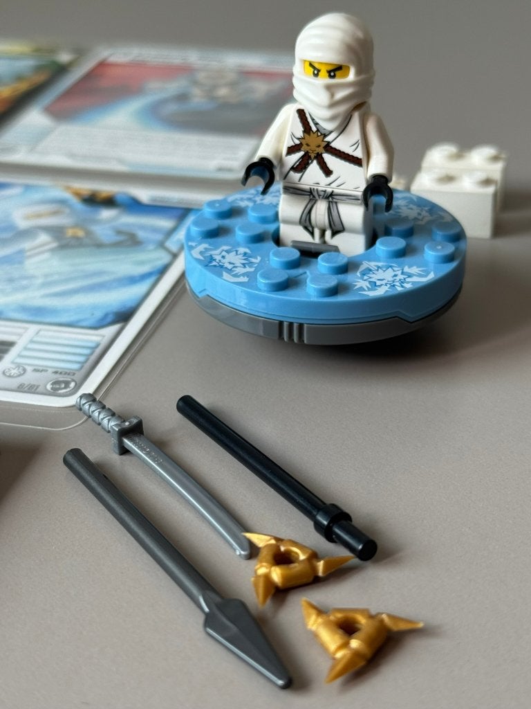 Lego - 2113 Ninjago Spinners - Zane, Lego, Ophalen of Verzenden, Compleet, Zo goed als nieuw