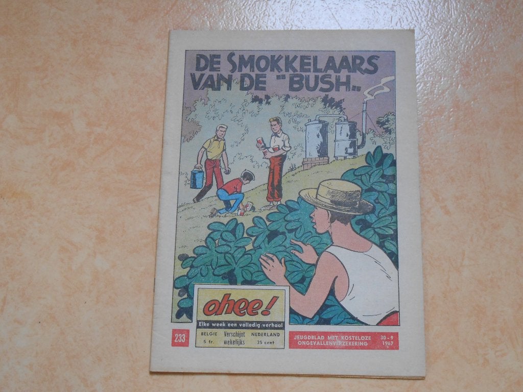 Ohee 233 De smokkelaars van de "Bush" 1967., Eén stripboek, Ophalen of Verzenden, Zo goed als nieuw
