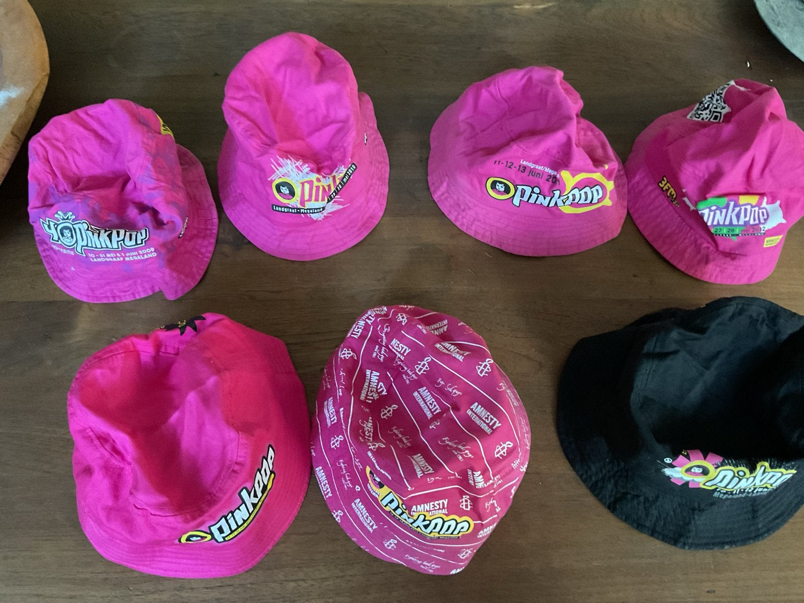 Pinkpop Festival Hoedjes Collectie (2009-2016), Ophalen of Verzenden, Gedragen, One size fits all, Hoed