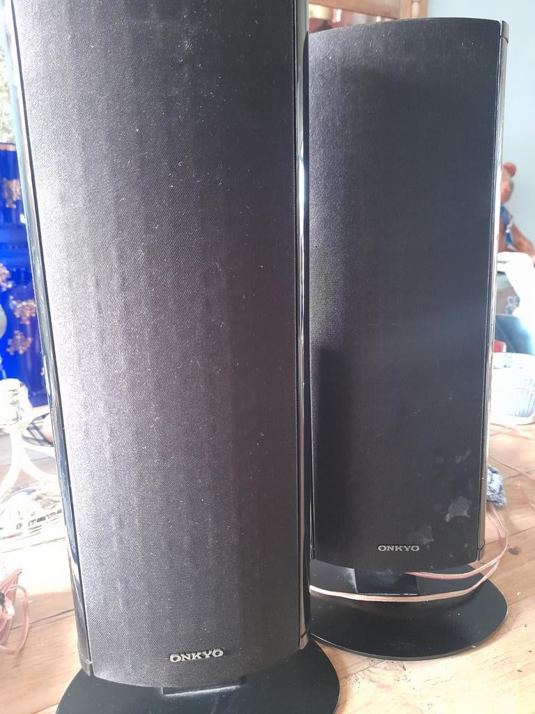 Onkyo SKF-501F Speakers - Zwart, Overige merken, Gebruikt, Ophalen of Verzenden, 120 watt of meer