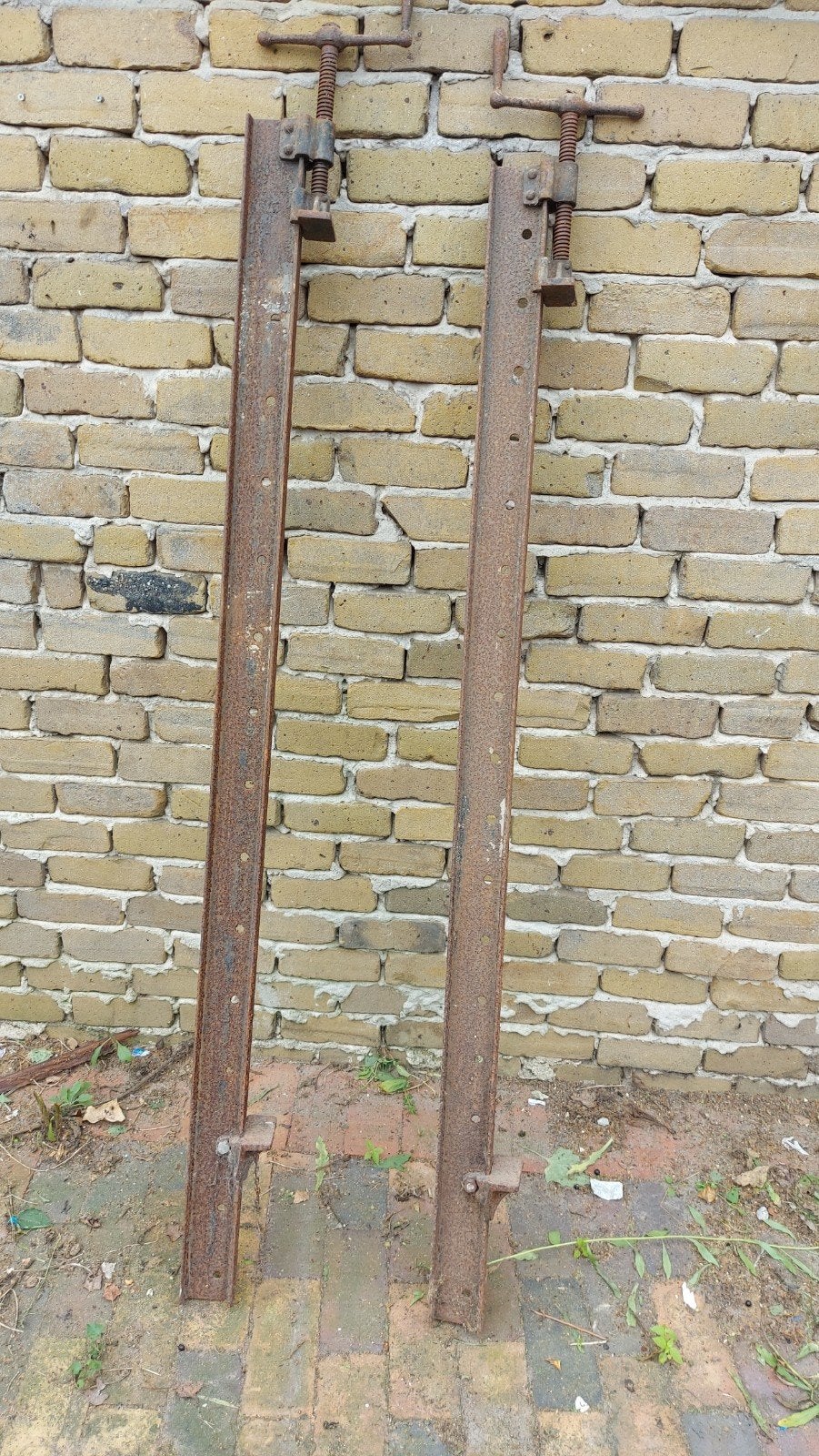 Set van 2 robuuste sergeant lijmklemmen, Doe-het-zelf en Verbouw, Ophalen of Verzenden, Gebruikt, Klem, Overige merken