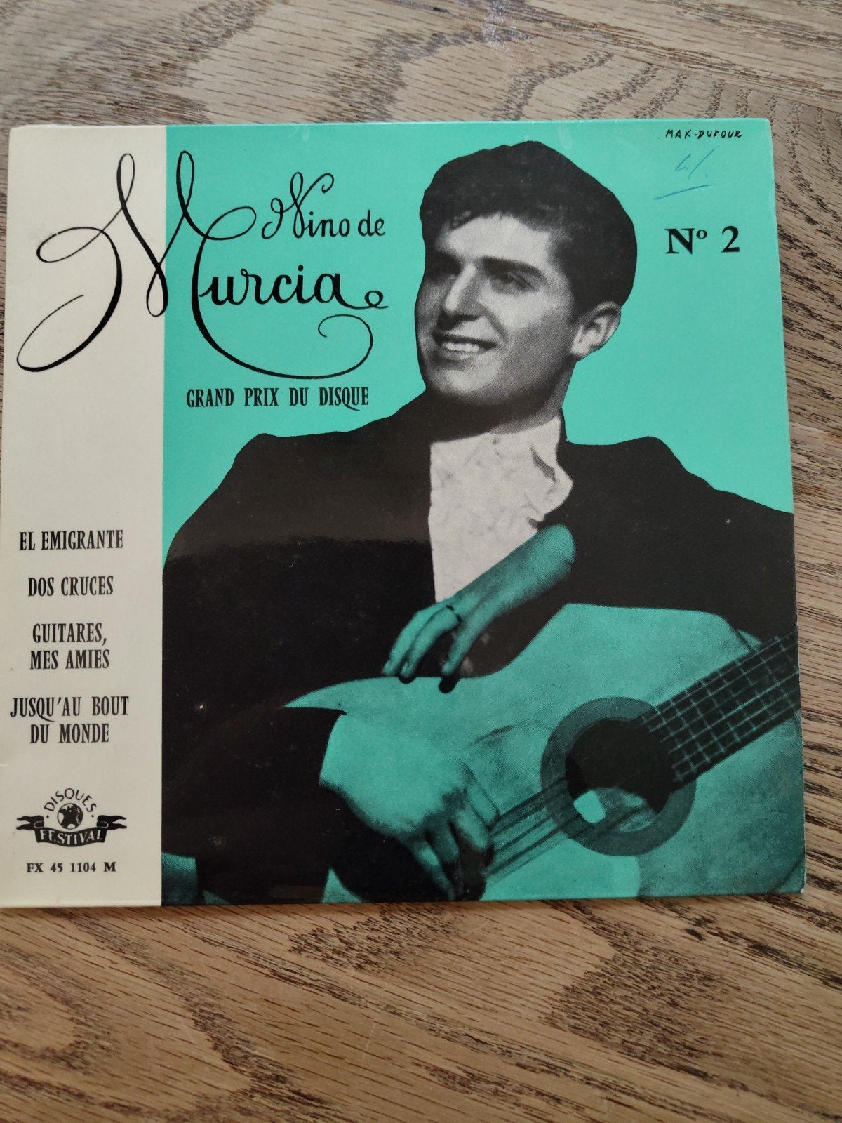Nino de Murcia - Grand Prix du Disque N 2 EP, Originele persing, Ophalen of Verzenden, Gebruikt, Wereldmuziek