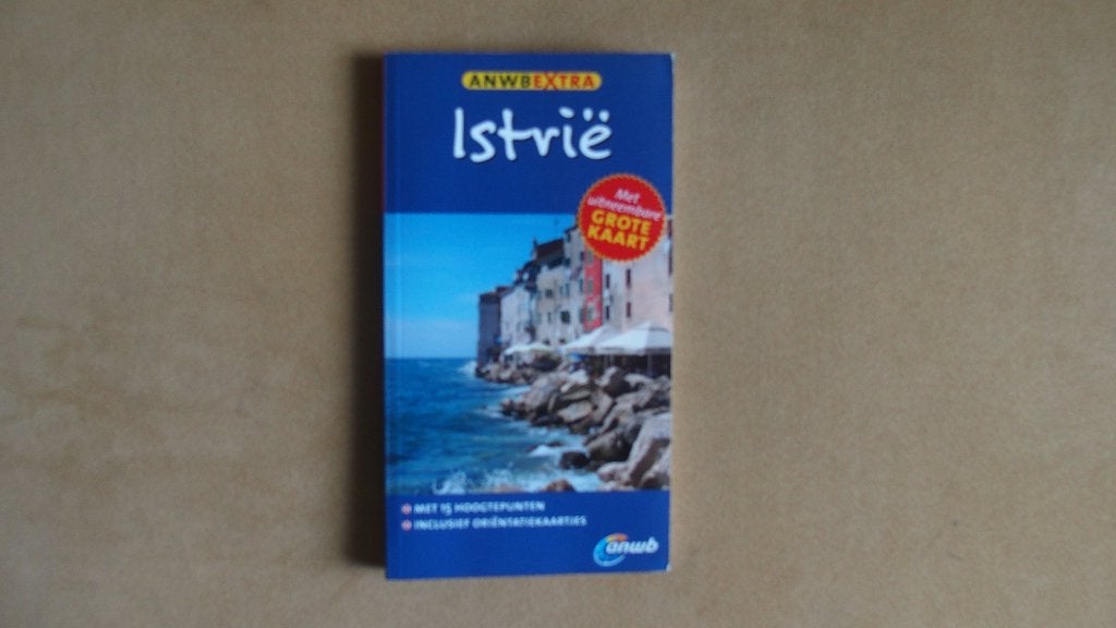 Istrie - ANWB Extra - Met uitneembare grote kaart, Europa, Ophalen of Verzenden, Zo goed als nieuw, Reisgids of -boek