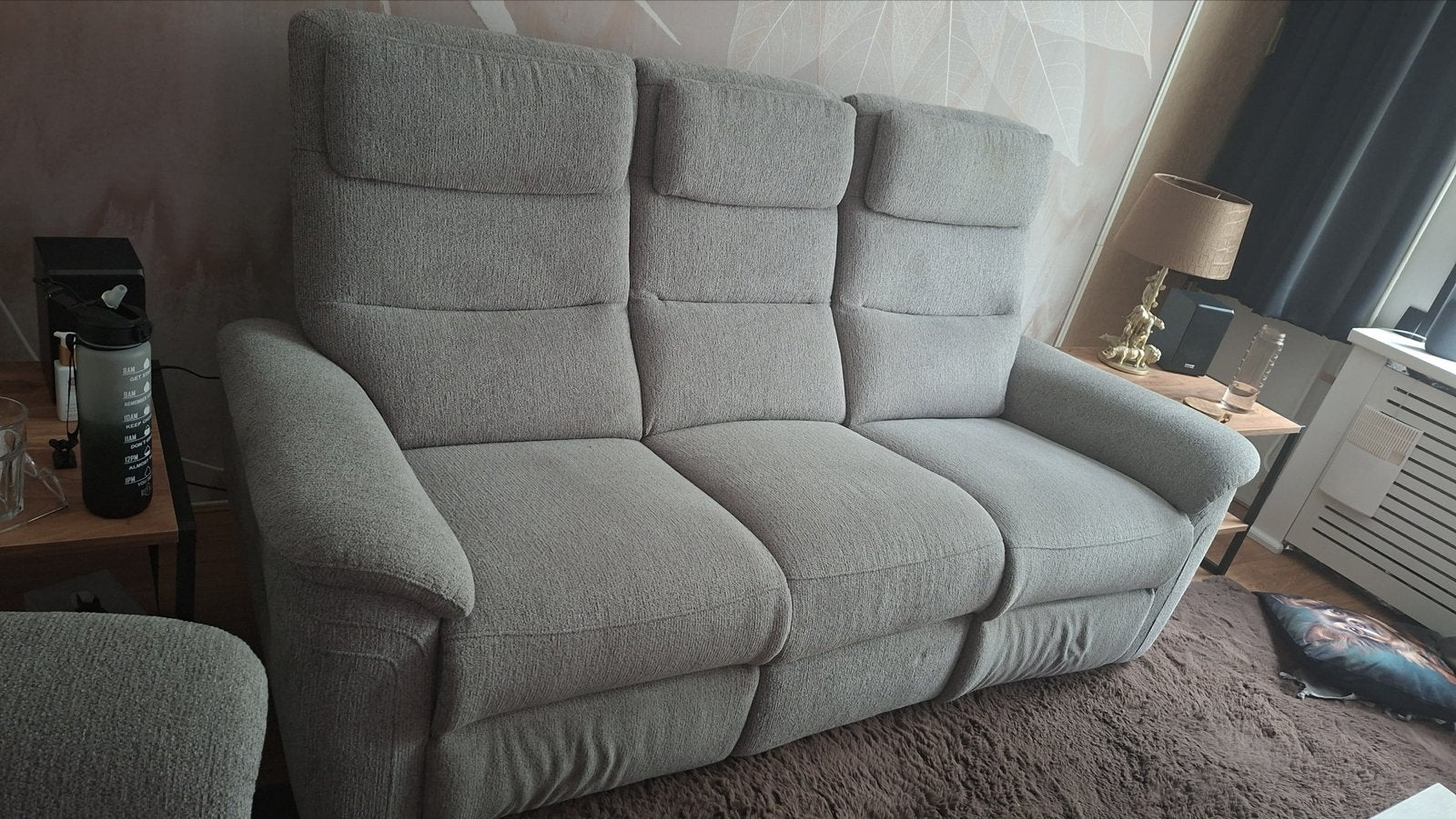 Relaxbank en relaxstoel van Seats and Sofas, Huis en Inrichting, Banken | Bankstellen, Ophalen, Driepersoons, Zo goed als nieuw
