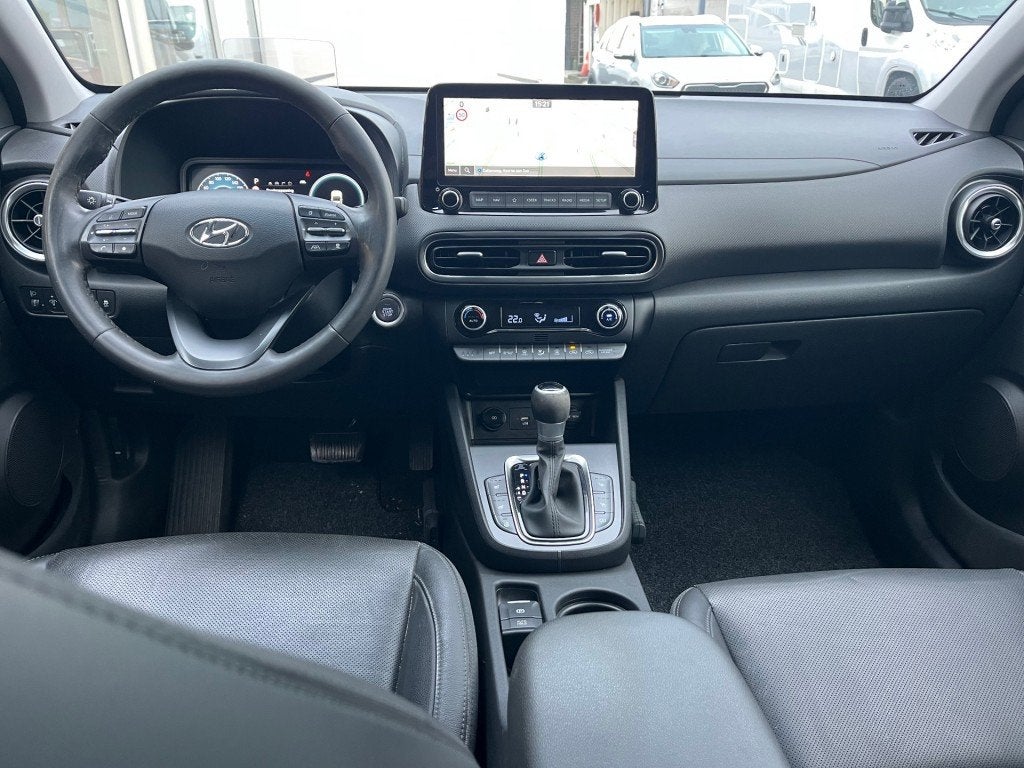 Hyundai KONA 1.6 GDI HEV Premium Leder CarPlay Ad.cruise, Auto's, Gebruikt, 2 kWh, SUV of Terreinwagen, Kona