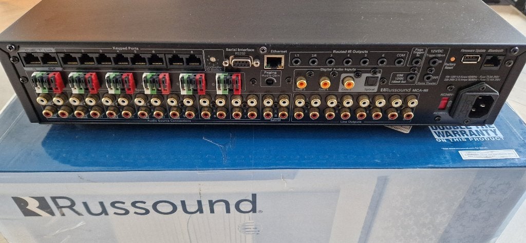 Russound MCA-88 Multiroom versterker voor oa. Home Assistant, Minder dan 60 watt, Ophalen, Overige merken, Gebruikt