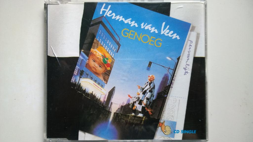 Herman van Veen - Genoeg, Maxi-single, Ophalen of Verzenden, Zo goed als nieuw, 1 single